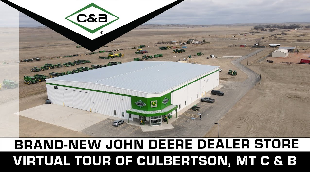 BRAND-NEW John Deere Dealer Store - Virtual Tour of Culbertson, MT | C & B