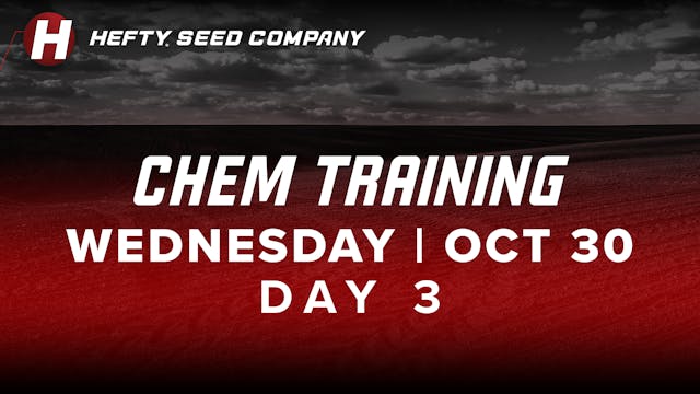 10/30/24 - Chem Training Day 3 - Classroom Breakout Sessions