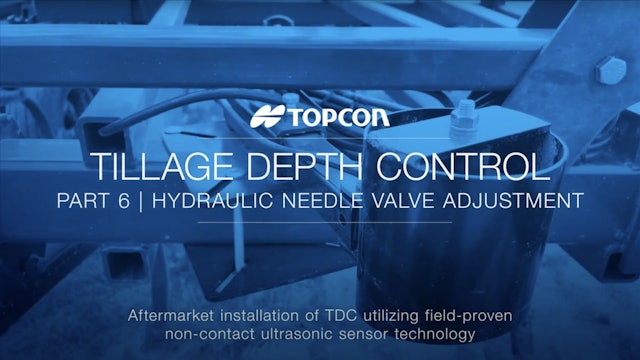 TDC Installation Pt 6 - Hydraulic Needle Valve Adjustment