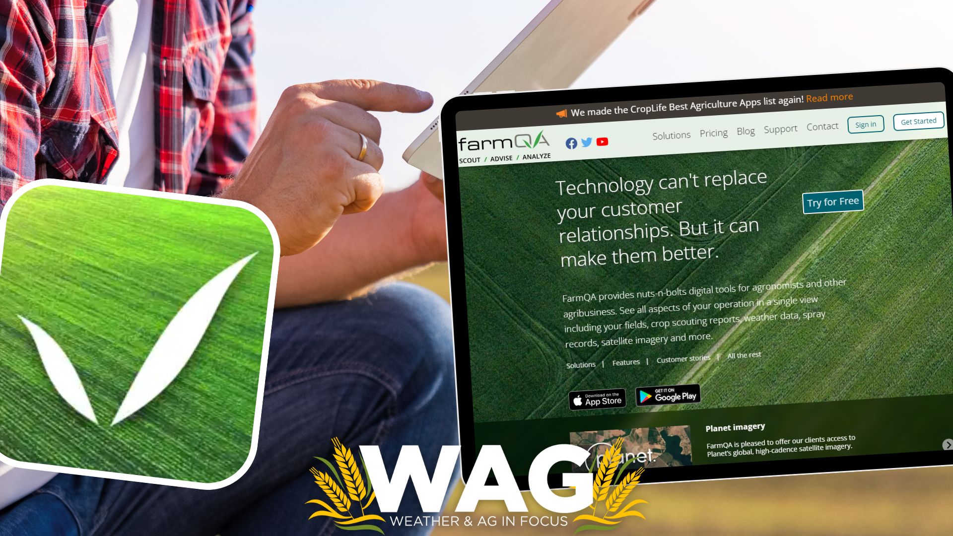  FARMQA: Your one stop digital Crop & agronomy APP - WAG In Focus 6-1-23