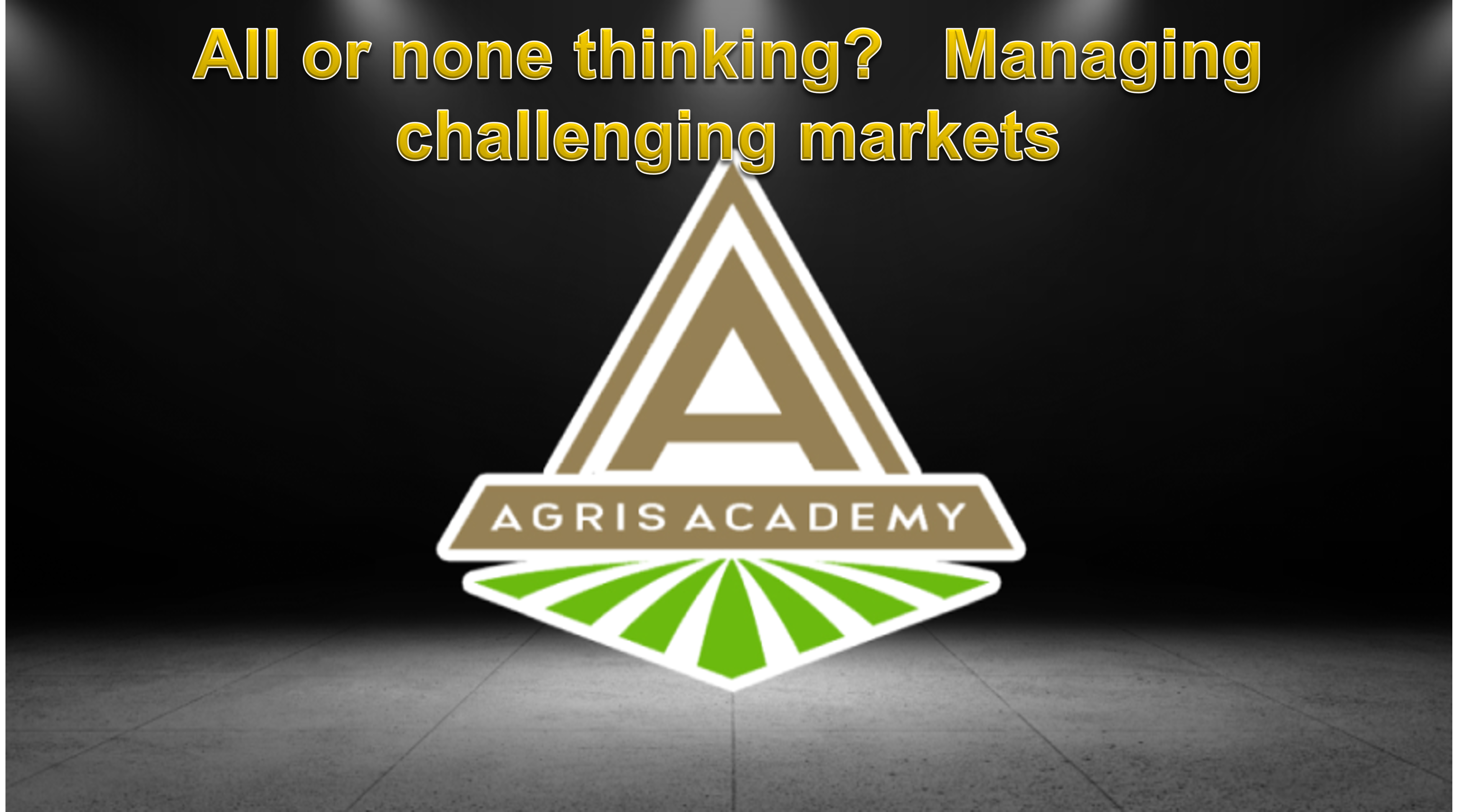 All or None Thinking is a Cognitive Distortion | AgrisAcademy