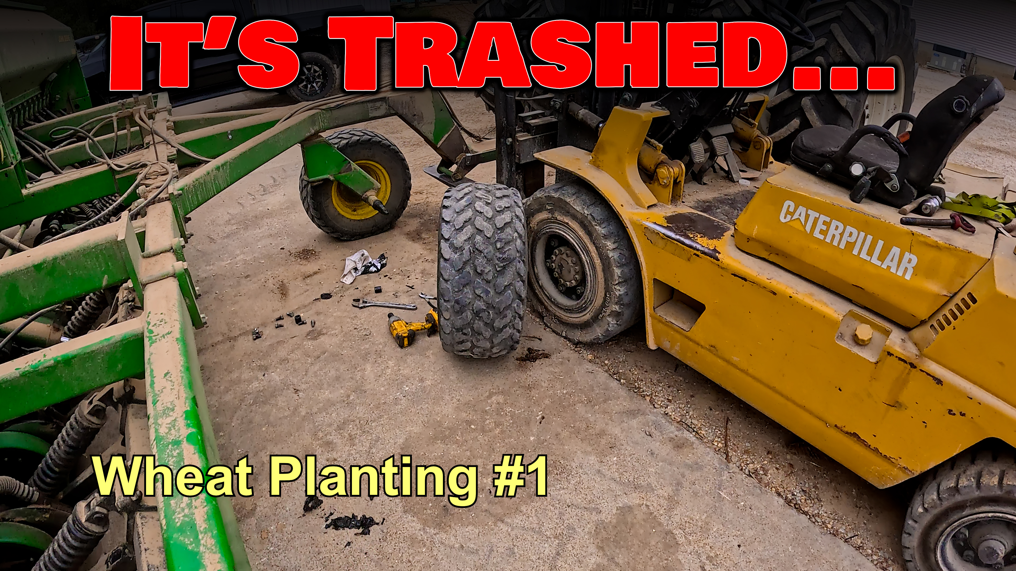 A Premature End to Planting..  Wheat Planting #1 | Griggs Farms