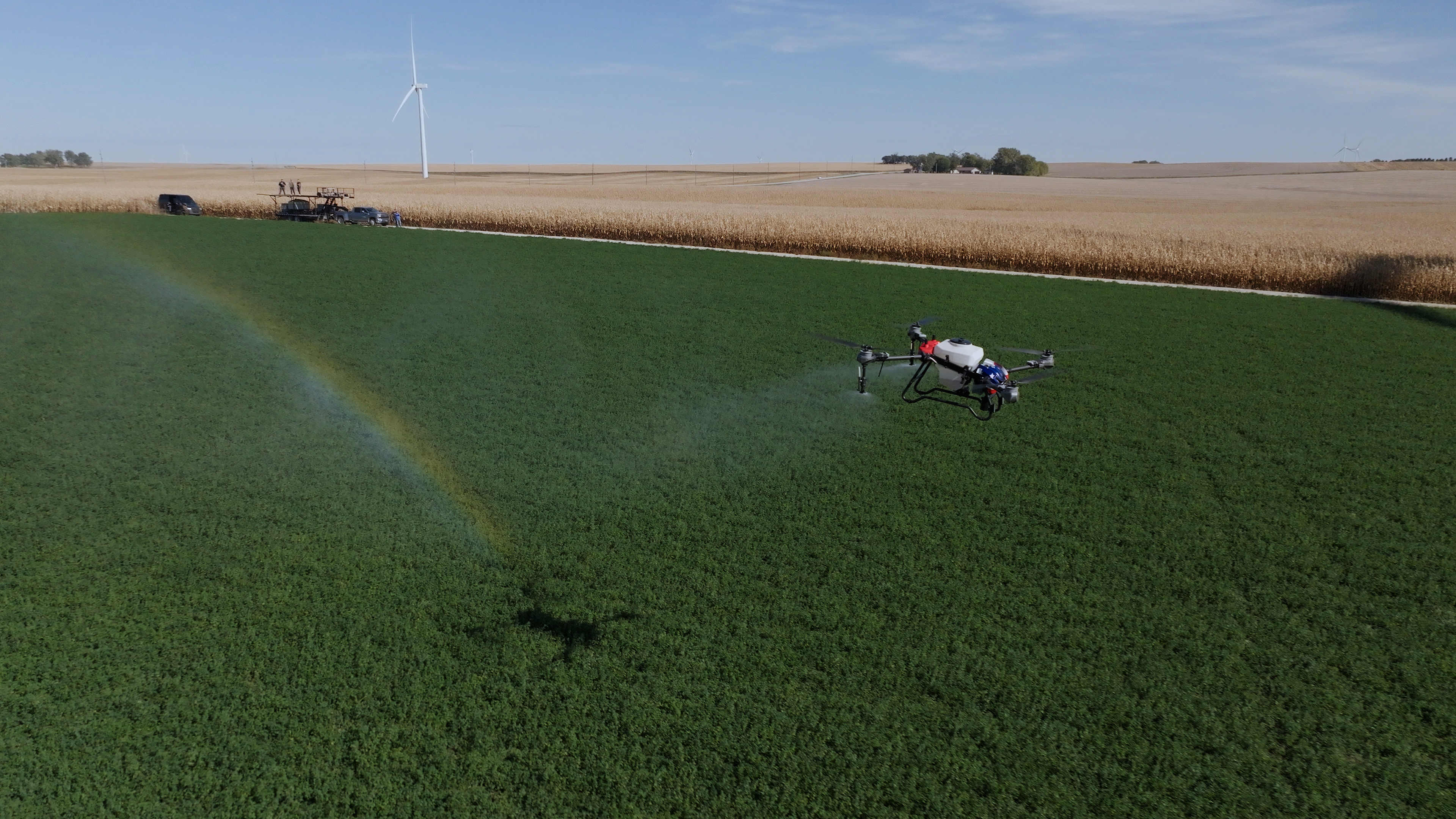 Terraplex Demos the GTEEX REVOLUTION I-19 Spray Drone | Terraplex Ag