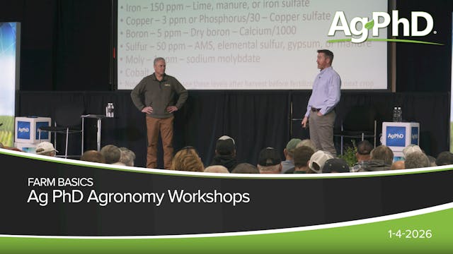 Ag PhD Agronomy Workshops | Ag PhD