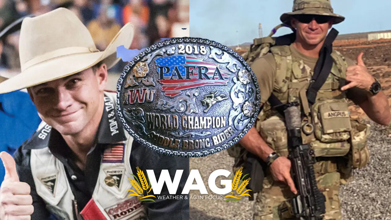 Pro Bronc Riding From Military Life to Pro Bronc Rider! WAG In Focus 4-18-23 - AcresTV