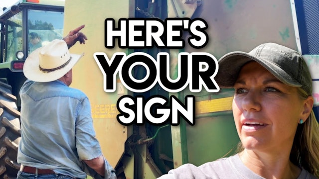 Riding High, Bean Check and Storm Damage || This Farm Wife