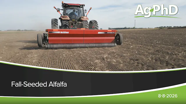 Fall-Seeded Alfalfa | Ag PhD