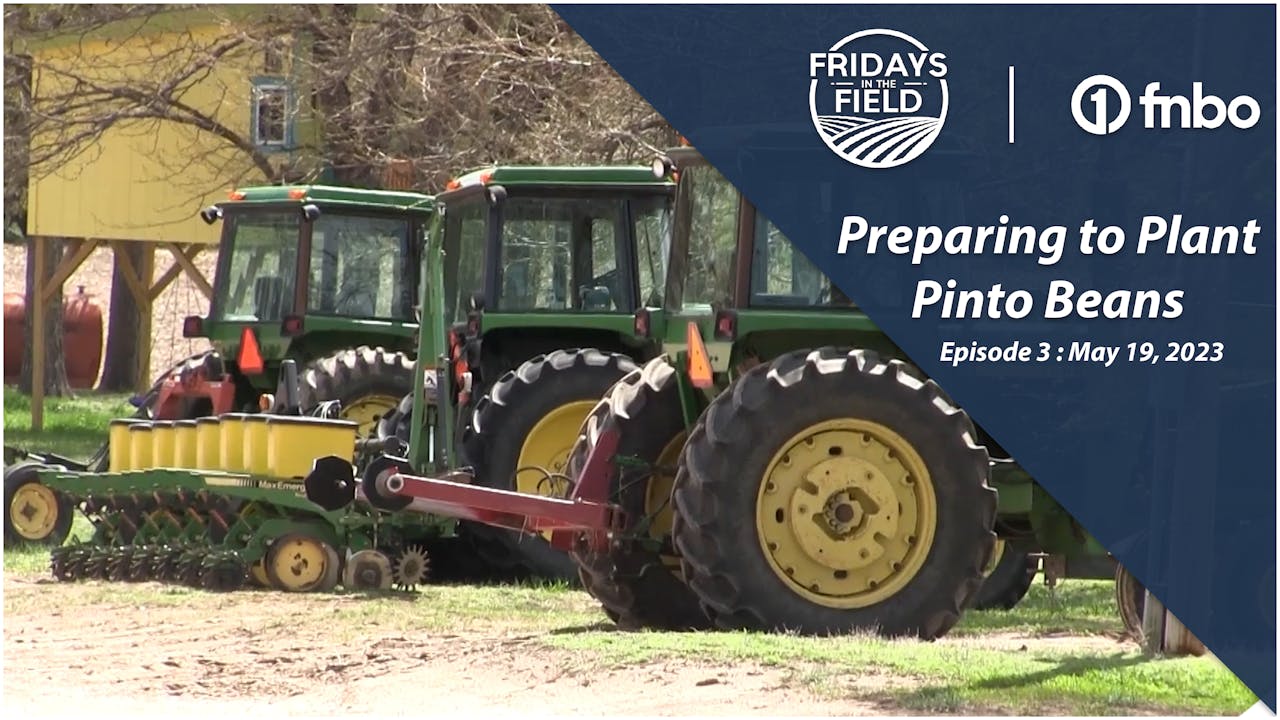 Nebraska Farmer Prepares to Plant Pinto Beans Fridays in the Field