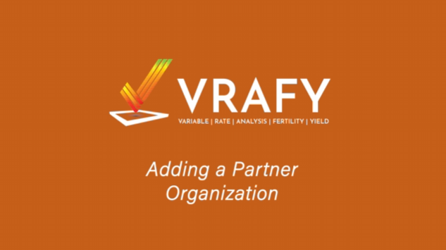 Adding a Partner Organization | VRAFY