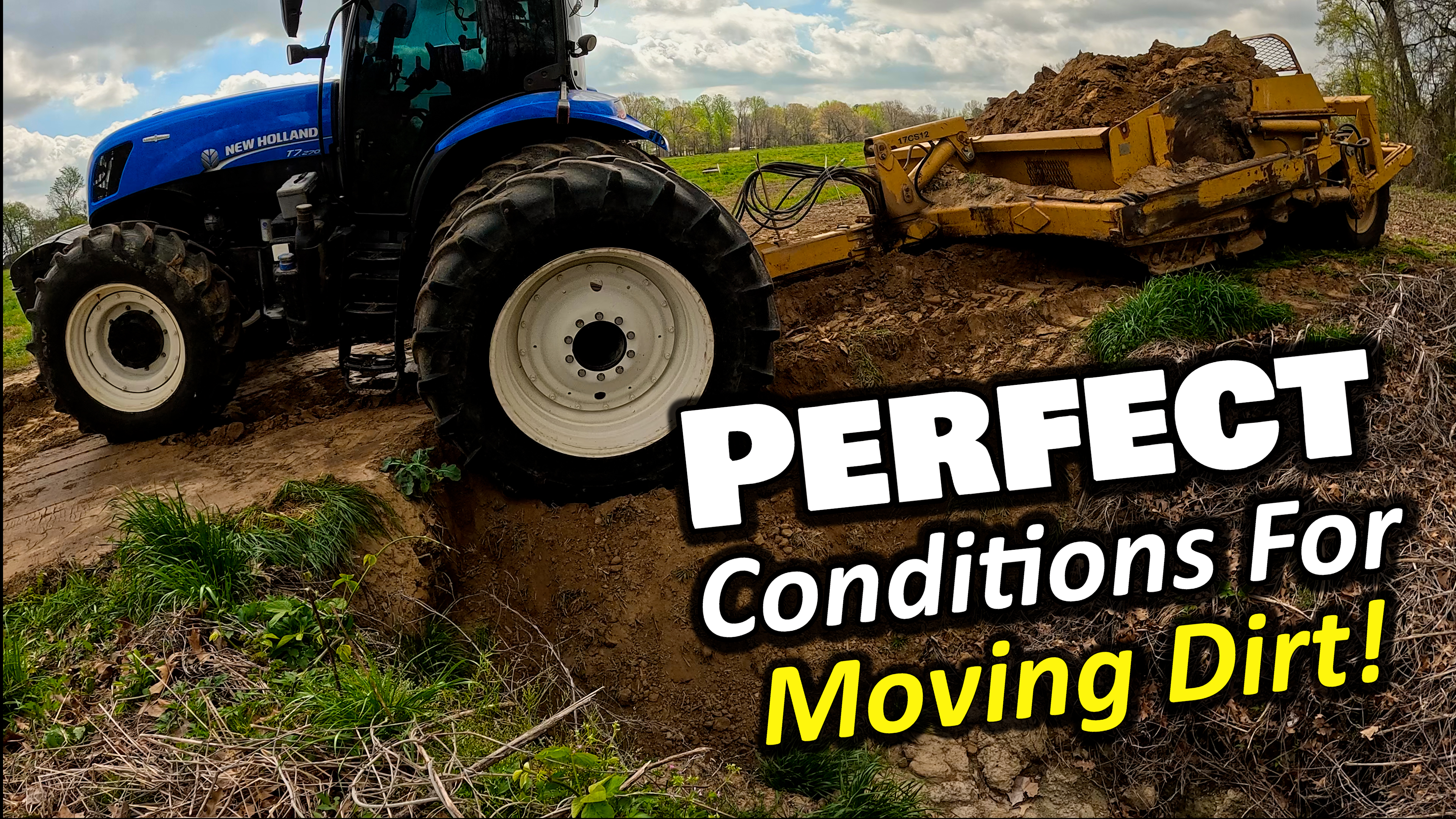Absolutely Perfect Conditions Moving Dirt! | Griggs Farms