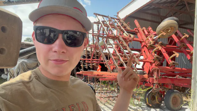 18 Year Old Buys His Own Farm Equipme...