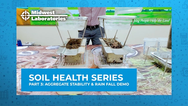 Soil Health Series - Aggregate Stability & Rain Fall Demo | Midwest Labs