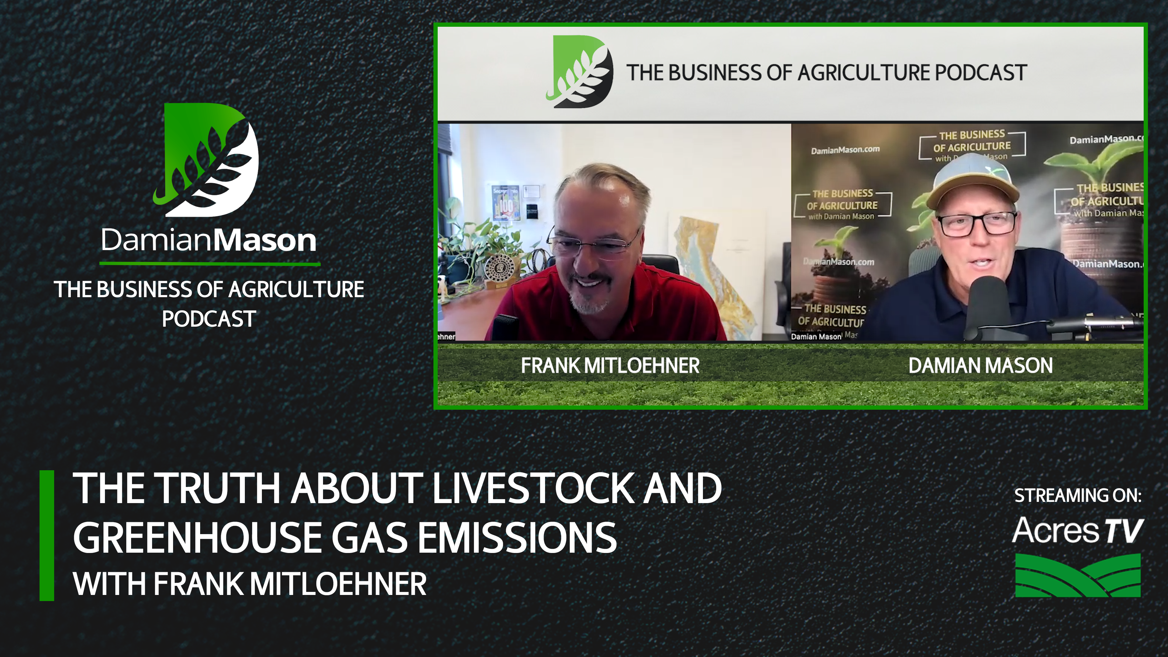 The Truth About Livestock and Greenhouse Gas Emissions | Damian Mason