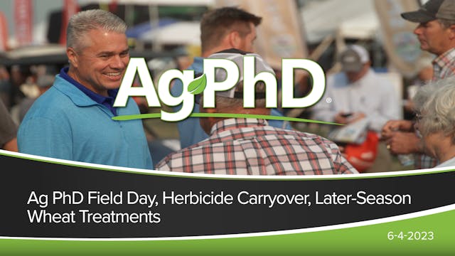 Ag PhD Field Day, Herbicide Carryover...