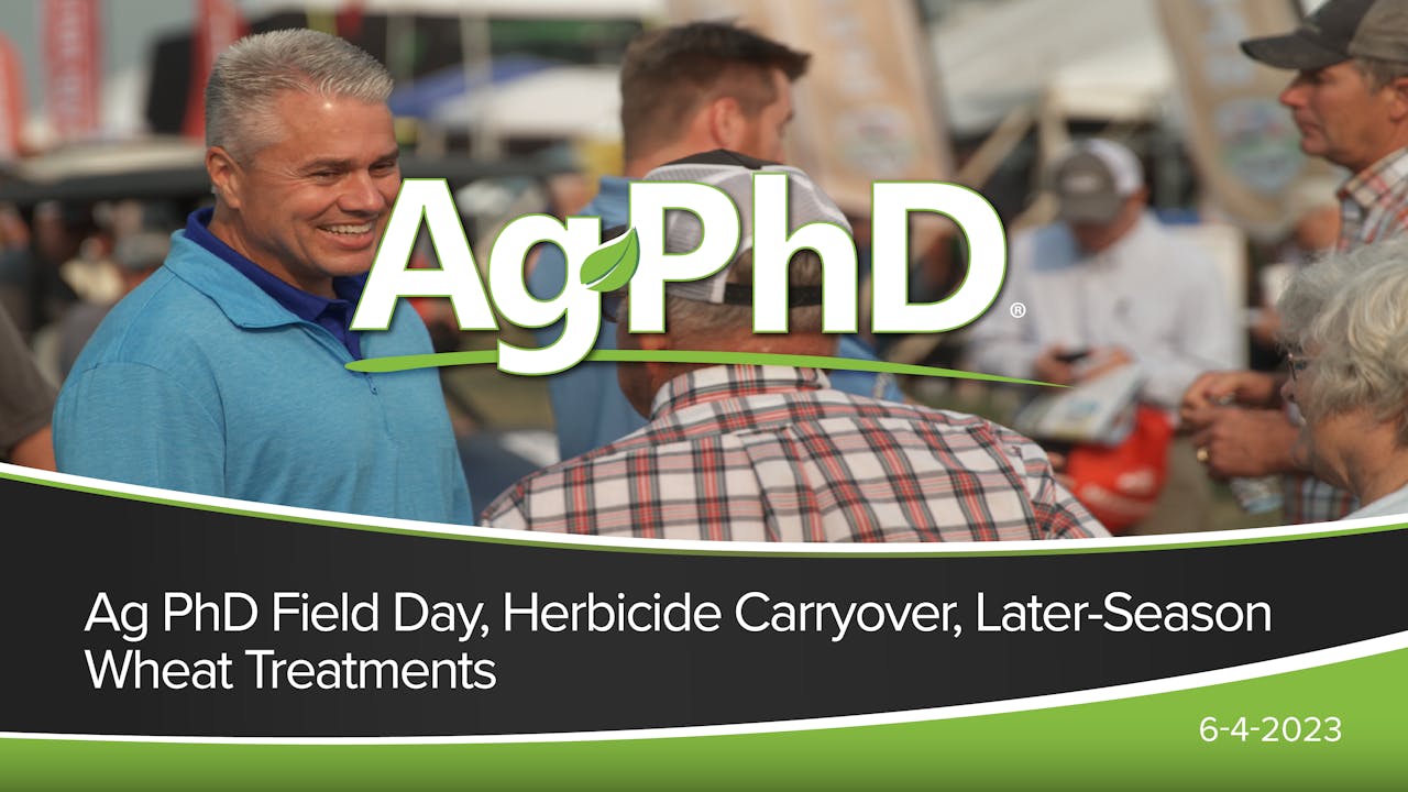 Ag PhD Field Day, Herbicide Carryover, LaterSeason Wheat Treatments