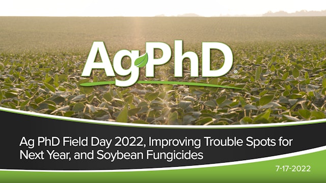 Ag PhD Field Day, Improving Trouble Spots for Next Year, and Soybean Fungicides