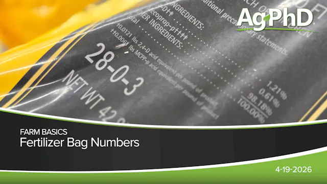Fertilizer Bag Numbers | Ag PhD