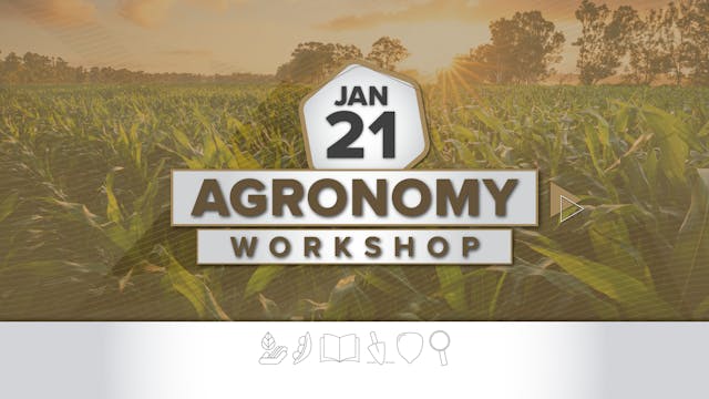 Ag PhD Agronomy Workshop - 1/21/26