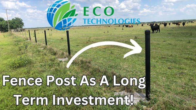 Fence Posts as a Long-Term Investment...