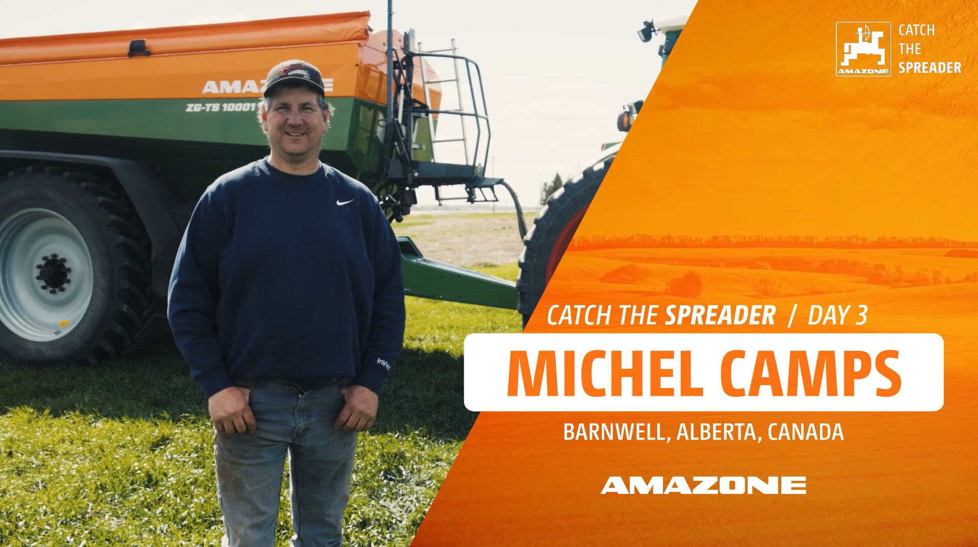 Michel Camps - Catch the Spreader | AMAZONE