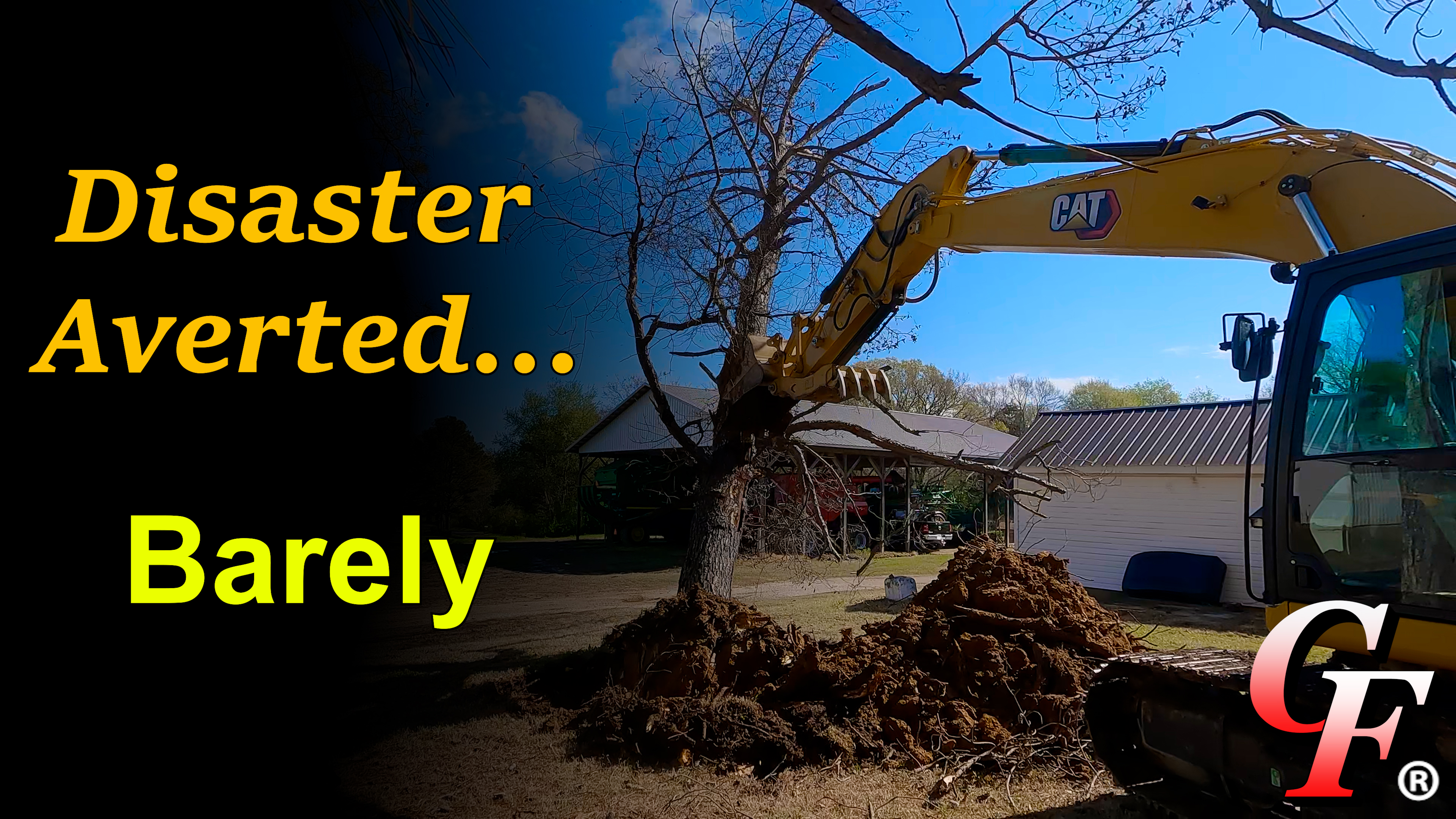 Almost Lost the Garage!!! | Griggs Farms