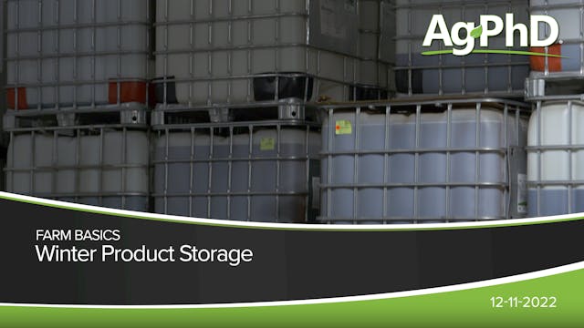 Winter Product Storage