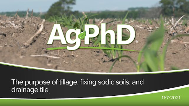 The Purpose of Tillage, Fixing Sodic ...