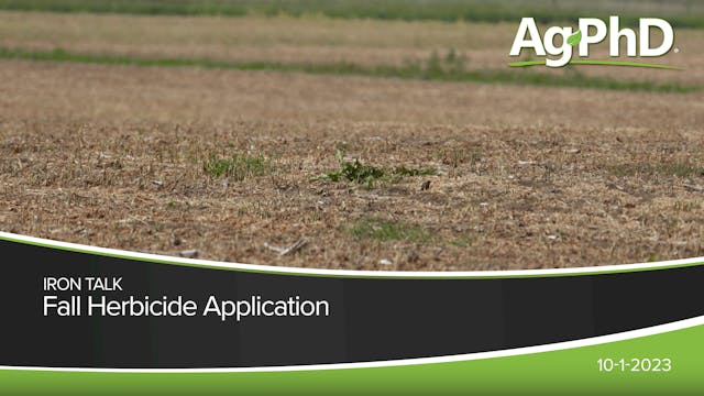 Fall Herbicide Application | Ag PhD