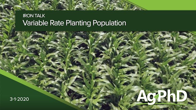 Variable Rate Planting Population | A...