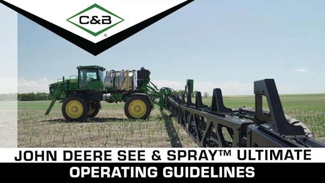 John Deere See & Spray Ultimate Opera...