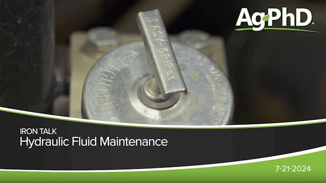 Hydraulic Fluid Maintenance | Ag PhD