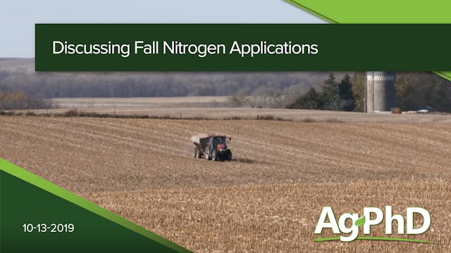 Fall Nitrogen Applications