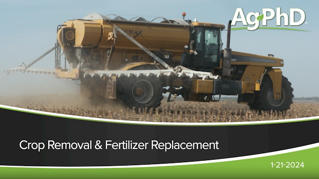 Crop Removal and Fertilizer Replacement | Ag PhD