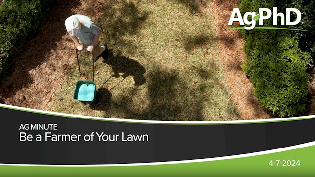 Be a Farmer of Your Lawn | Ag PhD