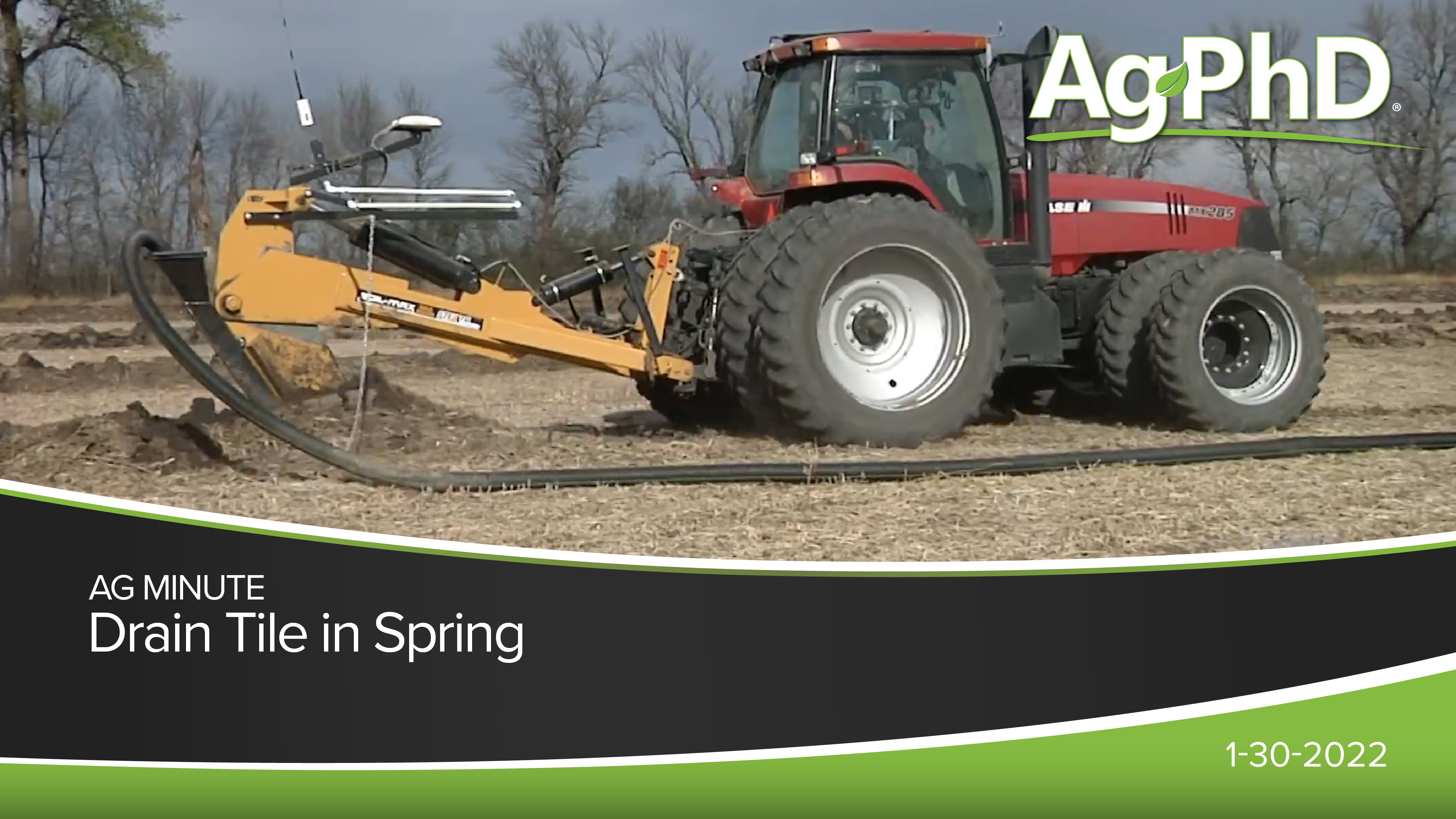 Drain Tile In Spring | Ag PhD