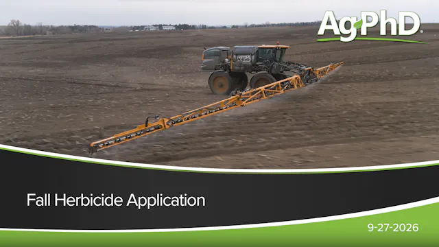 Fall Herbicide Application | Ag PhD