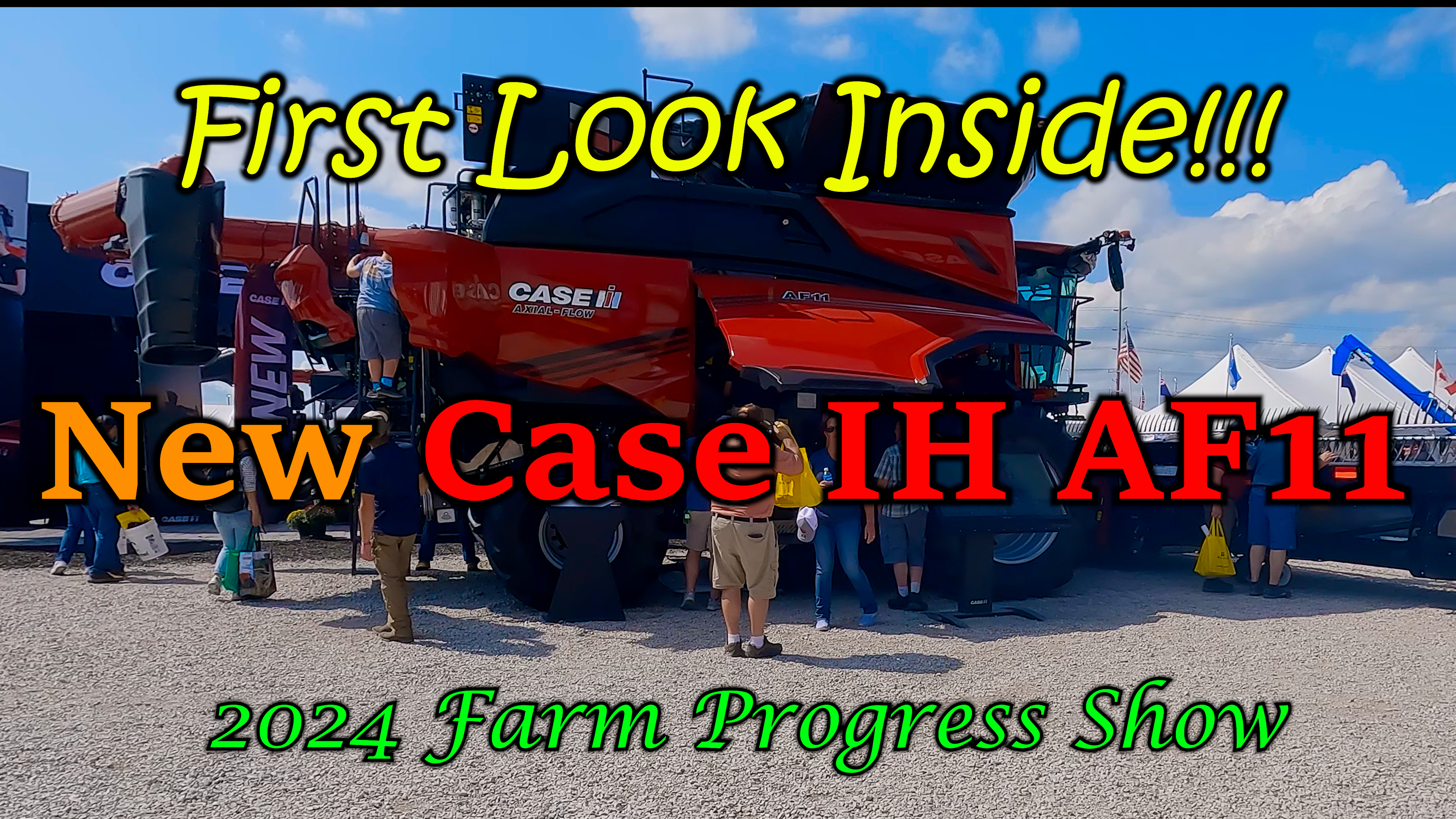 First Look Inside Case IH AF11!!!  Farm Progress Show '24 | Griggs Farms