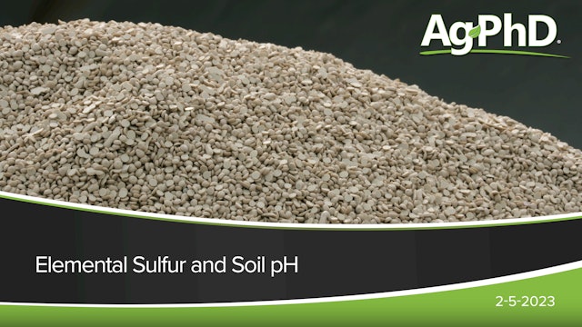 Elemental Sulfur and Soil pH