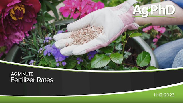 Fertilizer Rates | Ag PhD