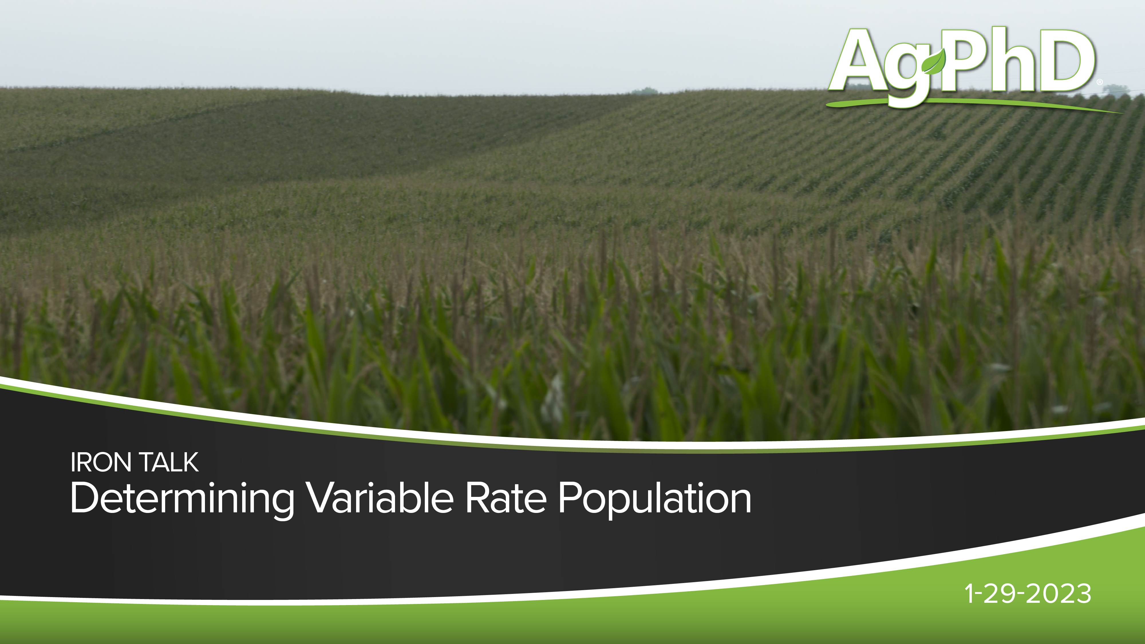 Determining Variable Rate Population | Ag PhD