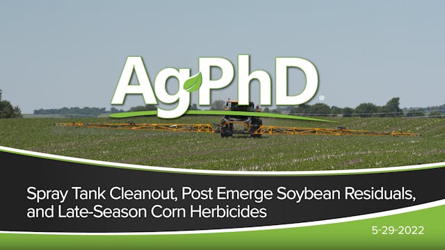 Spray Tank Cleanout, Post Emerge Soyb...