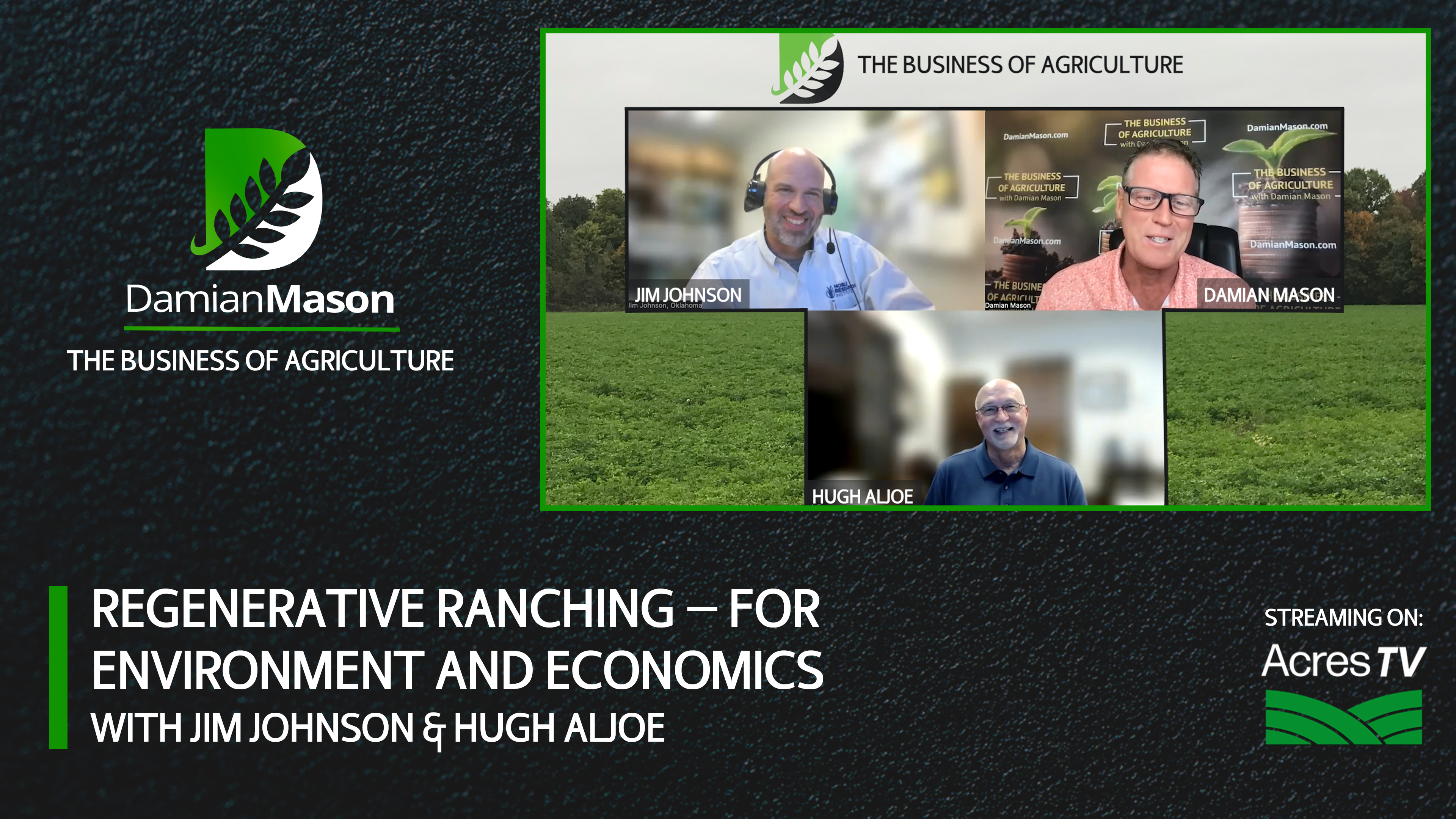 Regenerative Ranching — For Environment AND Economics | Damian Mason