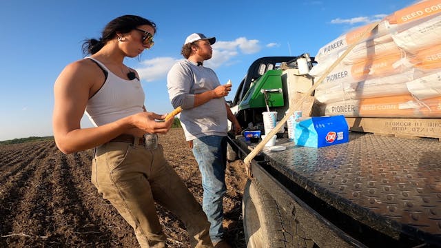 Planting Corn with the Peanut Gallery...