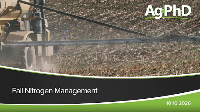 Fall Nitrogen Management | Ag PhD