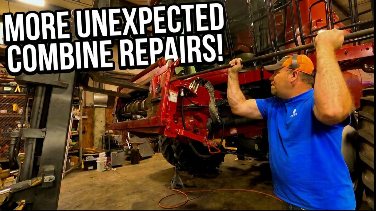 More Unexpected Combine Repairs! | Griggs Farms
