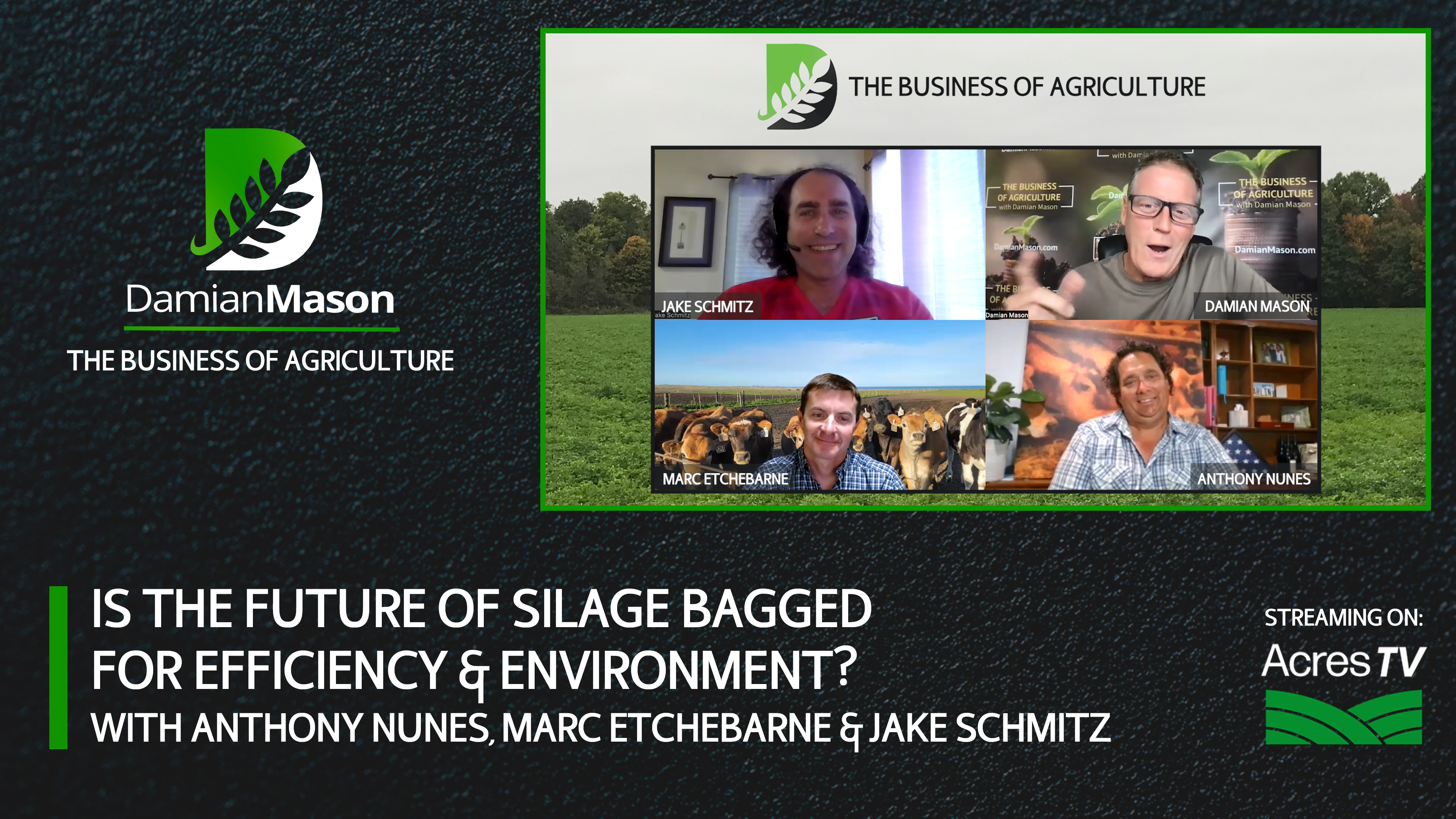 Is The Future of Silage Bagged for Efficiency & Environment? | Damian Mason