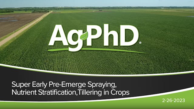 Early Pre-Emerge Spraying, Nutrient S...