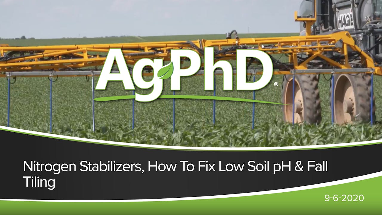 Nitrogen Stabilizers, How to Fix Low Soil pH, Fall Tiling 2020 AcresTV