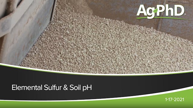 Elemental Sulfur and Soil pH