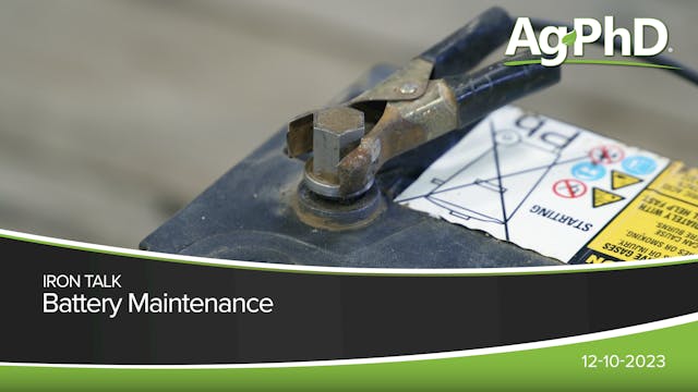 Battery Maintenance | Ag PhD